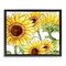 Stupell Industries Peeking Sunflower Blooms Floating Frame, design by Kim Allen
